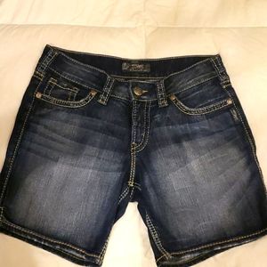 Silver Jean Shorts Suki Short